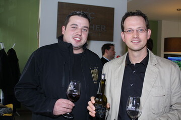 Frank Kayser (l.) und Raimund Laicher sind fr die schnelle Frost-Landeshilfe dankbar. 