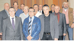 Geehrte Ortsobmänner mit Kreisvorsitzendem Hans Götz (l.)