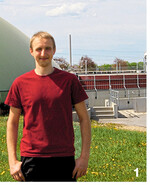 Energiemanager Philipp Purucker plant den BHKW-Einsatz nach den Lastprofilen der vergangenen Tage.