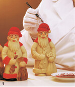 Nicht so süße Weihnachtsmänner: Niederegger Marzipan besteht zu 100 Prozent aus Marzipanrohmasse und hat nur 35 Prozent Gesamtzuckeranteil.