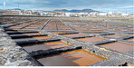 In Las Salinas befindet sich die letzte Salzgewinnungsanlage auf Fuerteventura.