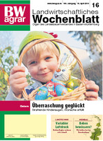 Klarer Favorit des Jahres 2014: Das Motiv der BWagrar-Ausgabe zum Osterfest.