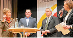 Dialog statt Monolog auf dem Podium und mit dem Publikum Das beherzigen die Teilnehmer am Kreisbauerntag in Deizisau. Im Bild (v. l.) Staatssekretärin Friedlinde Gurr-Hirsch, die Kreisvorsitzenden Tobias Briem, Siegfried Nägele und Moderatorin Ariane Amstutz.
