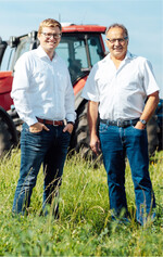 Stabwechsel beim Maschinen- und Betriebshilfsring Blaufelden: Lothar Mühlenstedt (r.) hat die Geschäftsführung an Jens Winterhalder (l.) abgegeben.