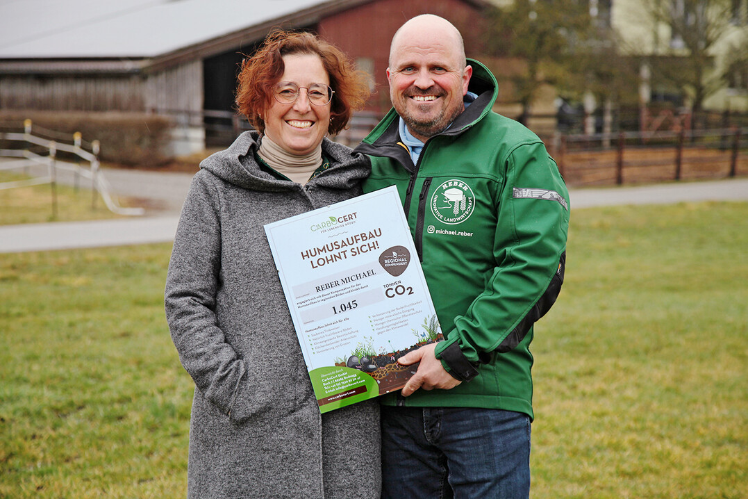 Das Ehepaar Reber verzichtet auf Herbizide und Insektizide im Getreide. Ziel ist, auch den Mais frei von Herbiziden anzubauen.