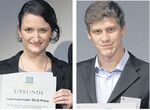 Mit dem Preis zeichnet die Deutsche Landwirtschafts-Gesellschaft vielversprechende Nachwuchskräfte aus der ganzen Welt aus. In diesem Jahr unter anderem Magdalena Schregle (l.) und Nico Knapp (r.) aus Baden-Württemberg.