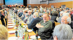 Volles Haus beim Bauerntag der Bäuerlichen Erzeugergemeinschaft in Wolpertshausen.
