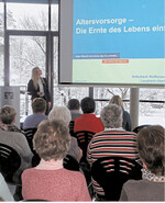 Über Altersvorsorge informierte Selina Tomasi beim Neujahrsempfang der Landfrauen Laupheim-Illertal.