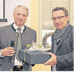 Rhein-Neckar-Kreisvorsitzender Wolfgang Guckert (links) und Radio Regenbogen-Gründer Klaus Schunk.