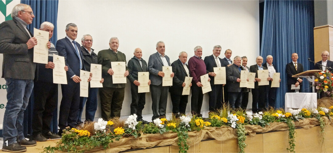 Ihre Meisterprfung liegt 50 Jahre zurck: Die Goldenen Meister aus dem Gebiet des Bauernverbandes Heilbronn-Ludwigsburg.