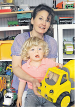 Auf dem Bauernhof der Familie Reese fühlt sich Tageskind Paul pudelwohl.