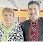 Sieht für die Landwirtschaft in Baden-Württemberg gute Perspektiven – Staatssekretärin Friedlinde Gurr-Hirsch; Eberhard Zucker.