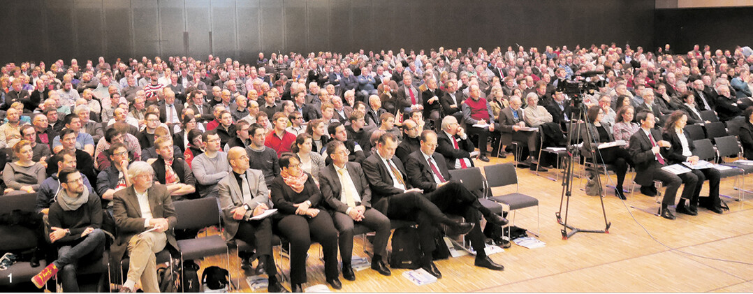 Mehr als 800 Teilnehmer zog das Thema Landwirtschaft 4.0 Wie die digitale Revolution Spielregeln ändert und Chancen schafft" zum 6. LBV-Unternehmertag in das Internationale Congresscenter nach Stuttgart.
