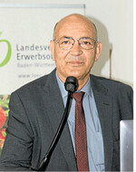 LVEO-Präsident Franz Josef Müller forderte eine Unterstützung der Obstbaubetriebe beim Risikomanagement.