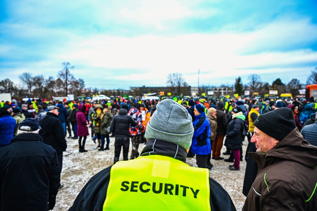 Vom 8. bis 15. Januar 2024 finden in ganz Baden-Wrttemberg, wie hier in Reutlingen, und bundesweit Proteste und Demonstrationen von Landwirten statt. Hintergrund sind die geplanten Beihilfe-Krzungen der Bundesregierung.