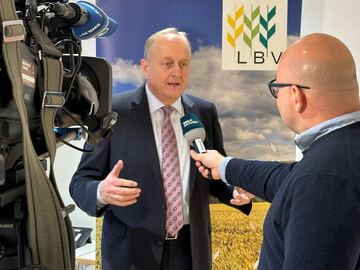 LBV-Prsident Joachim Rukwied im Interview mit dem SWR.