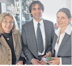 Bei der Versammlung in Untertürkheim (von links): Geschäftsführerin Anette Herbster, Vorsitzender Klaus Brodbeck, Rechtsanwältin Nicole Spieß.