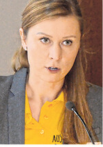 Zivile Sucylaite warb für das Label Aus deiner Region".