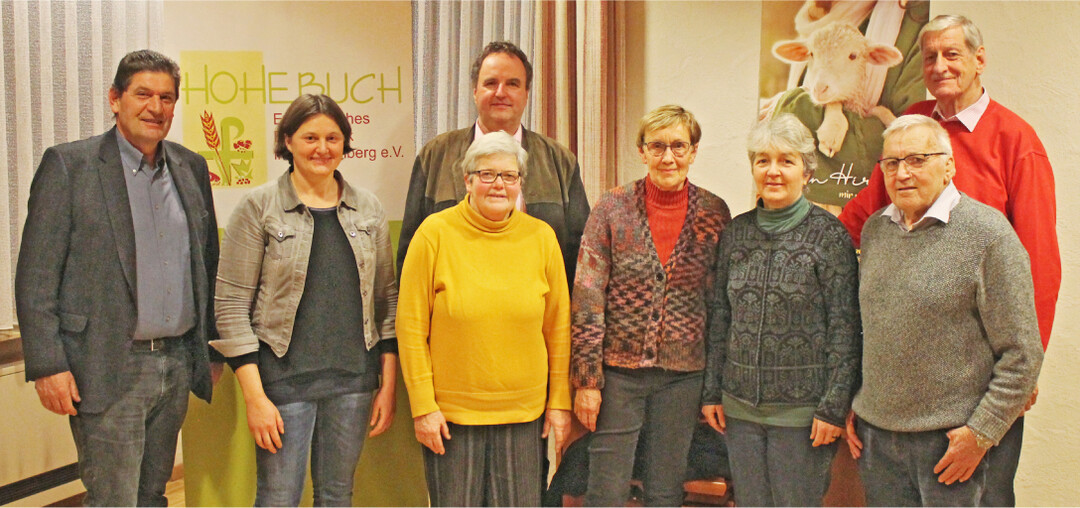Der Referent des Abends, Eberhard Zucker (links), mit den Mitgliedern des Bezirksarbeitskreises Vaihingen/Mühlacker, von links: Susanne-Marie Wagner, Ulrich Horsch, Elisabeth Truckses, Christa Hänle, Bezirksbauernpfarrerin Sigrid Telian, Hans Bauer und Dr. Rainer Bausch.