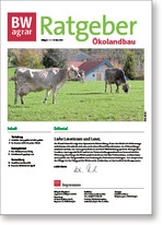 In der nächsten Ausgabe erscheint der erste Ökoratgeber 2018 mit der Milchkuh im Fokus.