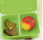 Im Dauereinsatz als Vesperdose fällt die Umweltbilanz für Plastik besser aus als Einwickeln in Frischhalte- oder Alufolie.