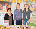 Freuen sich über den gut besuchten Ernährungstag (v. l.): Die Ernährungsfachfrau Gertrud Mellert, Christine Dürrmuth, Inspektorenanwärterin und Ernährungsreferentin Annette Flotho aus Bad Dürrheim.