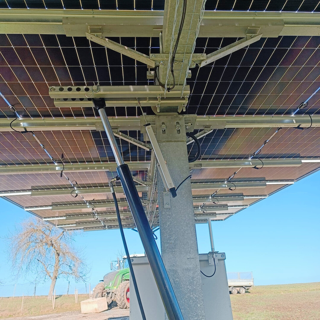 Nachgefhrte Agri-PV-Anlagen haben einen hheren Stromertrag.