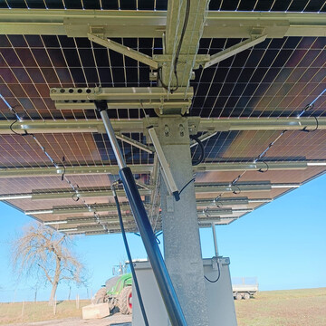 Nachgefhrte Agri-PV-Anlagen haben einen hheren Stromertrag.