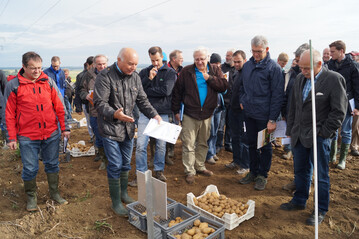 Proberodung am LTZ, Außenstelle Donaueschingen. In Praxisversuchen am LTZ wurden Wege zum Bekämpfen oder Vergrämen des Drahtwurms erprobt.