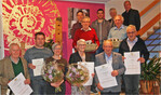 Ehrungen auf der Jahreshauptversammlung des vlf Main-Tauber in der Winzergenossenschaft Markelsheim.
