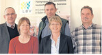 Der neu gewählte Vorstand der Fachgruppe pferdehaltender Betriebe im Landesbauernverband (v. l.): Vorsitzender Heiner Eppinger, Anja Gieck, Horst Fießer, Geschäftsführerin Anette Herbster und Erich Diebold. Zum Vorstand gehört außerdem Klaus Hartmeyer.