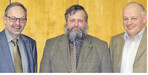 Wechsel im Vorstand des Bauernverbandes Schwäbisch Hall – Hohenlohe – Rems: Stellvertretender Vorsitzender ist jetzt Andreas Schunter (Mitte), der Jürgen Ziegler (r.) folgt. Vorsitzender ist Klaus Mugele (l.).