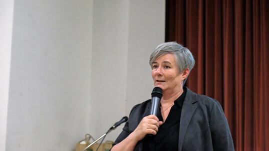 Stefanie Boos von der LEL Schwbisch Gmnd stellte das Testbetriebsnetz und die aktuellen Buchfhrungsergebnisse vor. 