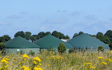 Biogasanlage in Baden-Wrttemberg.