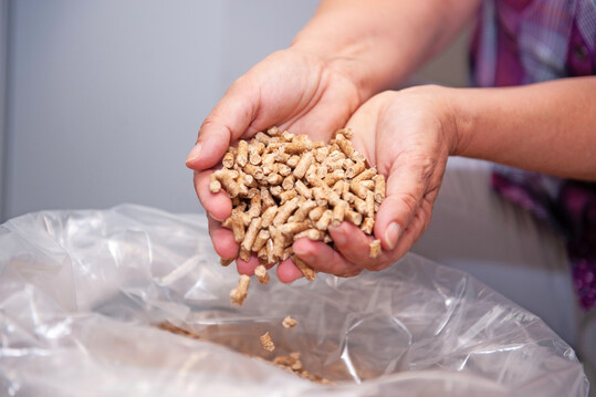 Nach der Heizperiode sinken Nachfrage und Preise fr Holzpellets. 