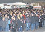 Kundgebung mit rund 1200 Teilnehmern, darunter eine 40-köpfige Delegation aus den Kreisbauernverbänden Karlsruhe und Rhein-Neckar.