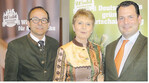 Die Protagonisten der Forstkammer-Mitgliederversammlung (v. l.): Forstkammerpräsident Roland Burger, Staatssekretärin Friedlinde Gurr-Hirsch und AGDW-Präsident Philipp Freiherr zu Guttenberg.