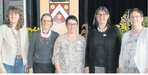 Präsidentin Vees (l.) mit dem neuen Kreisvorstand der Tübinger Landfrauen.