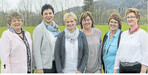 Der neu gewählte Kreisvorstand mit (v. l.) Erika Sengele, Gisela Brodd, Ramona Gründig, Ulrike Haußmann, Vorsitzende Silvia Ulrich und Doris Kieckbusch. Es fehlt Christa Fuchs.