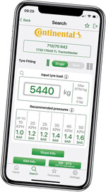 Nun gibt es eine App für verschiedene Reifendaten.