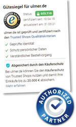 Ein Klick auf das Siegel und man wird wie bei diesem Shop auf das Siegel weitergeleitet. Ist das nicht der Fall, dann ist Vorsicht geboten.