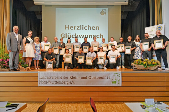 Prmierungsfeier Kleinbrenner Nord-Wrttemberg: Gruppenbild aller Kategoriensieger