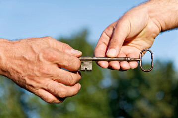 Hofübergabe, Schlüsselübergabe