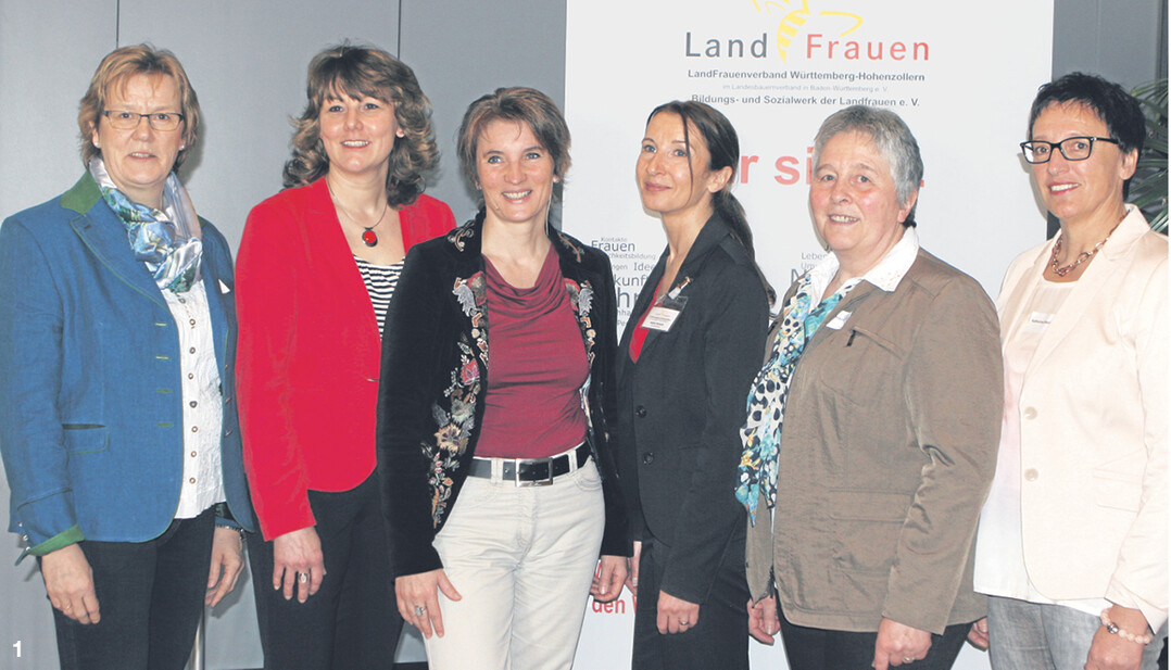 Sorgten fr eine gelungene Premiere beim Unternehmerinnentag (v. l.): Vizeprsidentin Renate Benne, Prsidentin Juliane Vees, Referentin Gertraud Hinterseer, Geschftsfhrerin Sabine Schmidt, Vizeprsidentinnen Waltraud Allguer und Katharina Stau.