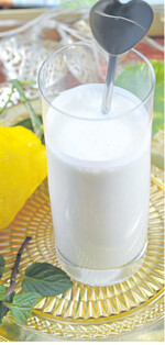 Traditionelles Joghurtgetränk: Ayran.