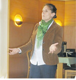 Dr. Carolin Eiberger berichtete über das Haupt- und Landgestüt Marbach.