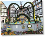 Osterbrunnen in Schorndorf.