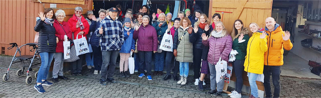 Neue Eindrücke sammelten die Bergemer Landfrauen auf ihrer Tour durch Weilersteußlingen.