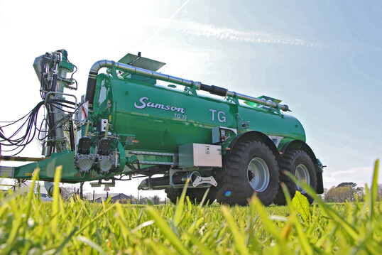 Samson stellt das kleinere G�llefass TG15 vor.