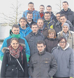 Die Fachschüler aus Herrenberg während ihres Kurses in Hohebuch.